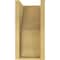 Ekena Millwork 7"W x 7"D x 14"H Wide Greensboro Rough Cedar Woodgrain TimberThane Corbel, Primed Tan CORUR07X07X14GRNRCPR - alternate 6